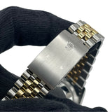 ロレックス ROLEX デイトジャスト S番 16233G ブラック K18/SS メンズ 腕時計