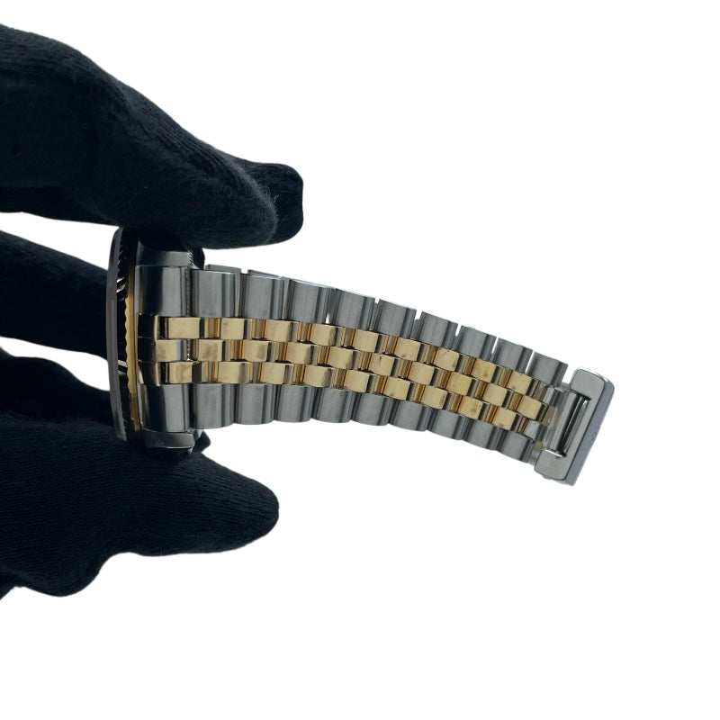 ロレックス ROLEX デイトジャスト S番 16233G ブラック K18/SS メンズ 腕時計