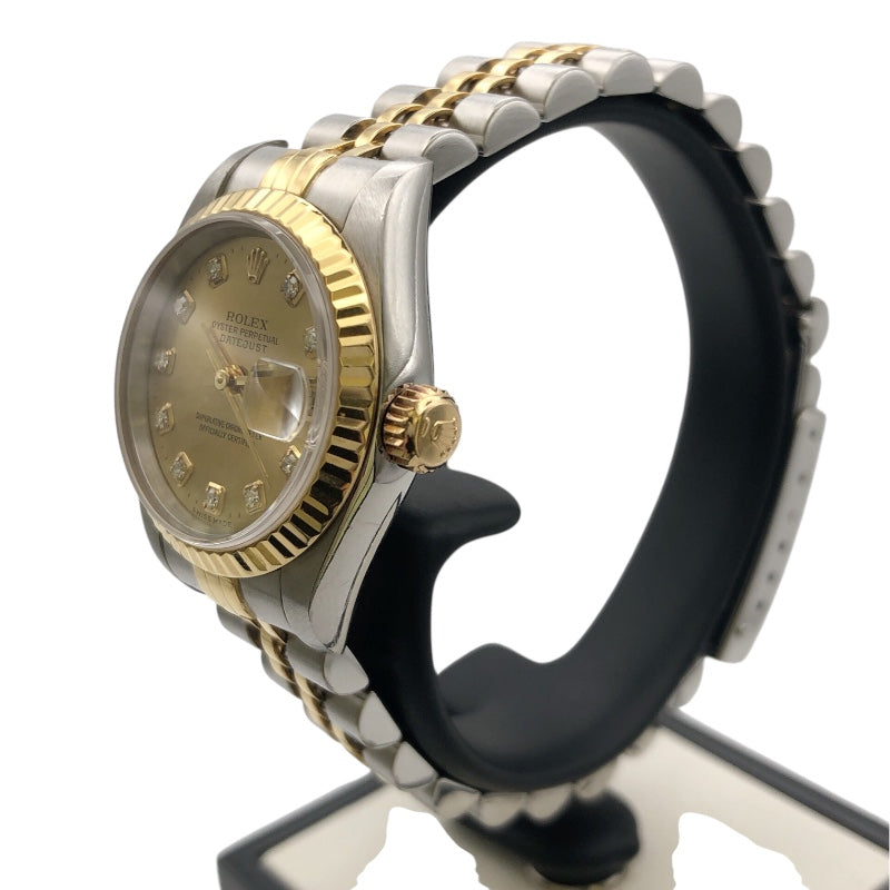 ロレックス ROLEX デイトジャスト 79173G ゴールド K18/SS レディース 腕時計