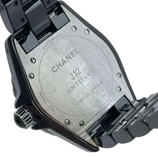 シャネル CHANEL J12 アンタイトル 38MM 世界1200本限定 H5581 ブラック セラミック 自動巻き メンズ 腕時計