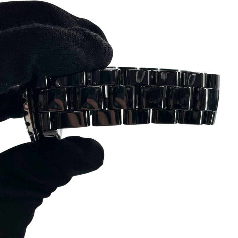 シャネル CHANEL J12 アンタイトル 38MM 世界1200本限定 H5581 ブラック セラミック 自動巻き メンズ 腕時計