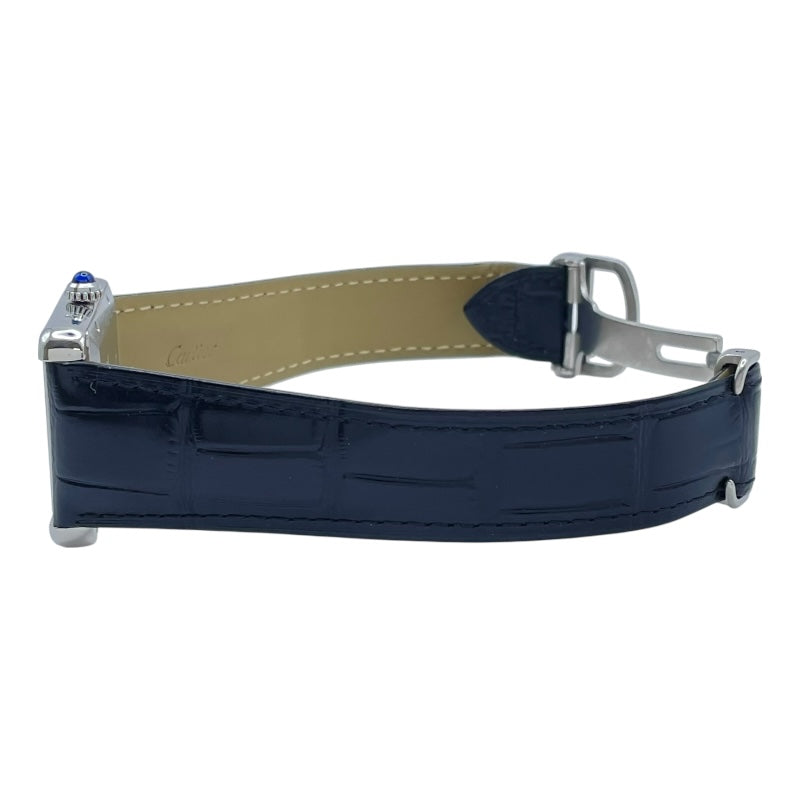 カルティエ Cartier タンクソロ XL W5200027 ホワイト SS メンズ 腕時計