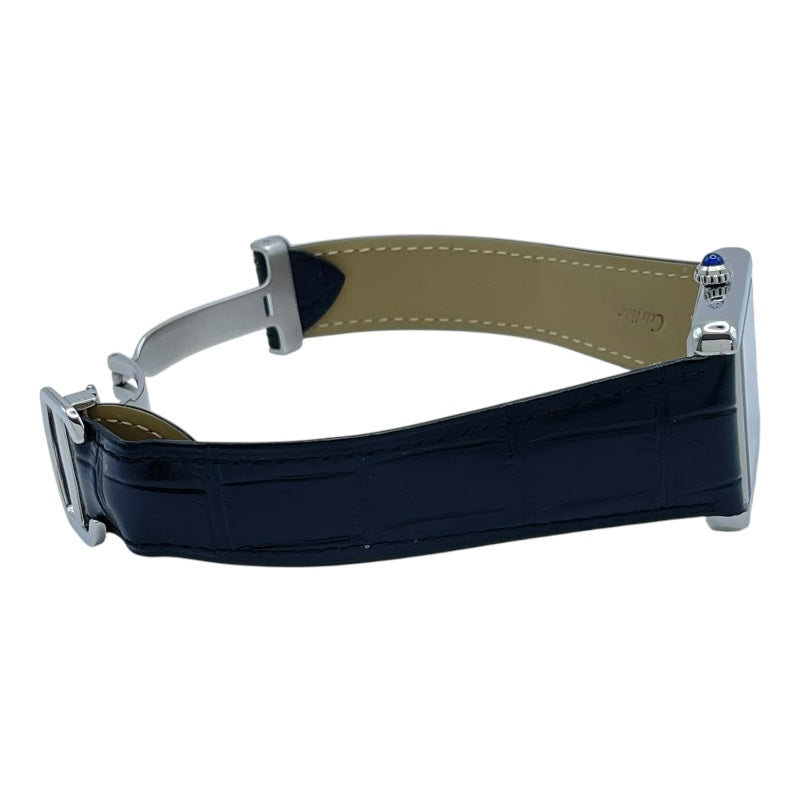 カルティエ Cartier タンクソロ XL W5200027 ホワイト SS メンズ 腕時計