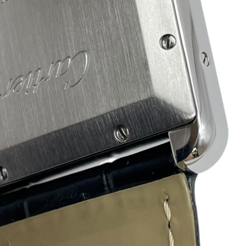 カルティエ Cartier タンクソロ XL W5200027 ホワイト SS メンズ 腕時計