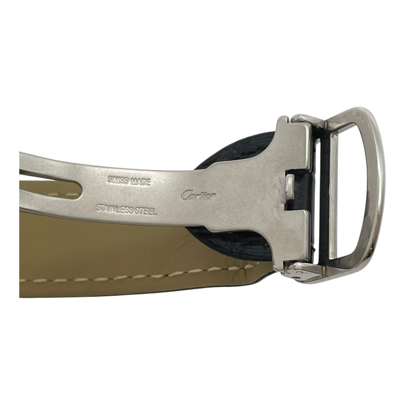 カルティエ Cartier タンクソロ XL W5200027 ホワイト SS メンズ 腕時計