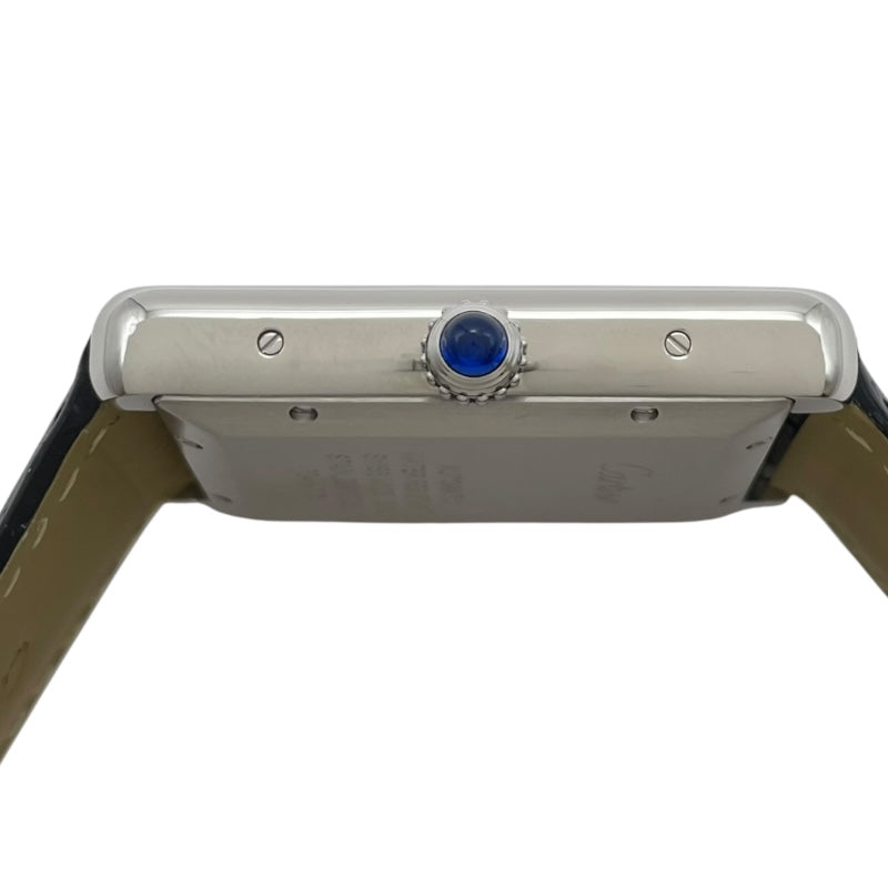 カルティエ Cartier タンクソロ XL W5200027 ホワイト SS メンズ 腕時計