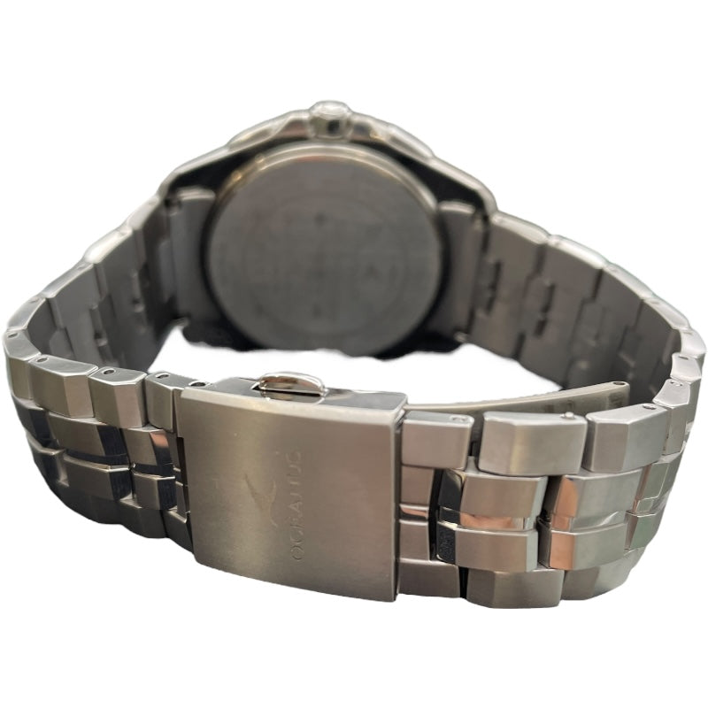 カシオ CASIO オシアナス マンタ 20周年記念限定モデル OCW-S7000SG-1AJR ブラック チタン メンズ 腕時計
