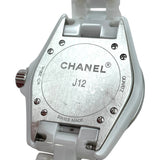 シャネル CHANEL J12 33M H2123 ホワイト セラミック クオーツ レディース 腕時計