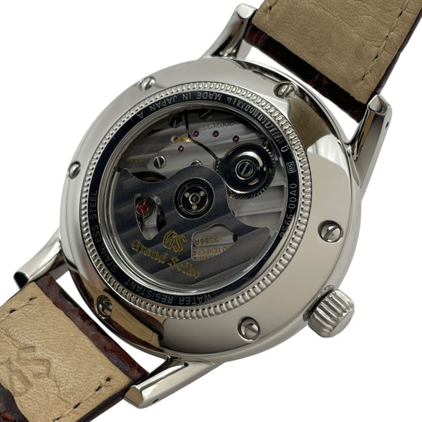 グランドセイコー Grand Seiko エレガンスコレクション 9SメカニカルGMT SBGM221 アイボリー SS メンズ 腕時計
