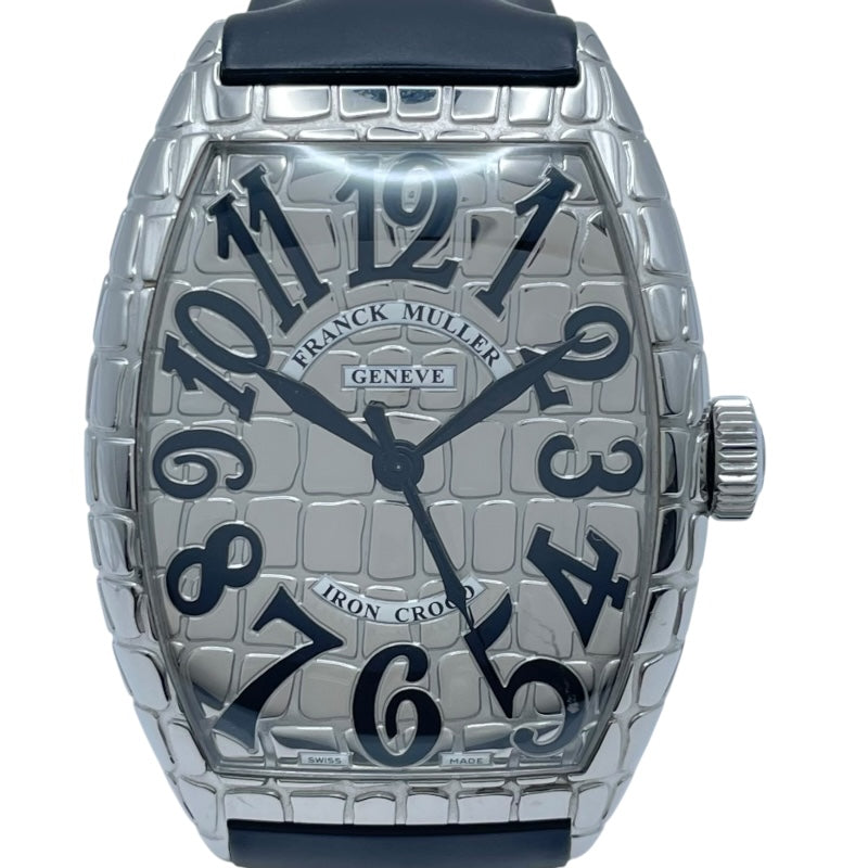 フランク・ミュラー FRANCK MULLER アイアン クロコ 8880SCIRONCROAC シルバー SS メンズ 腕時計