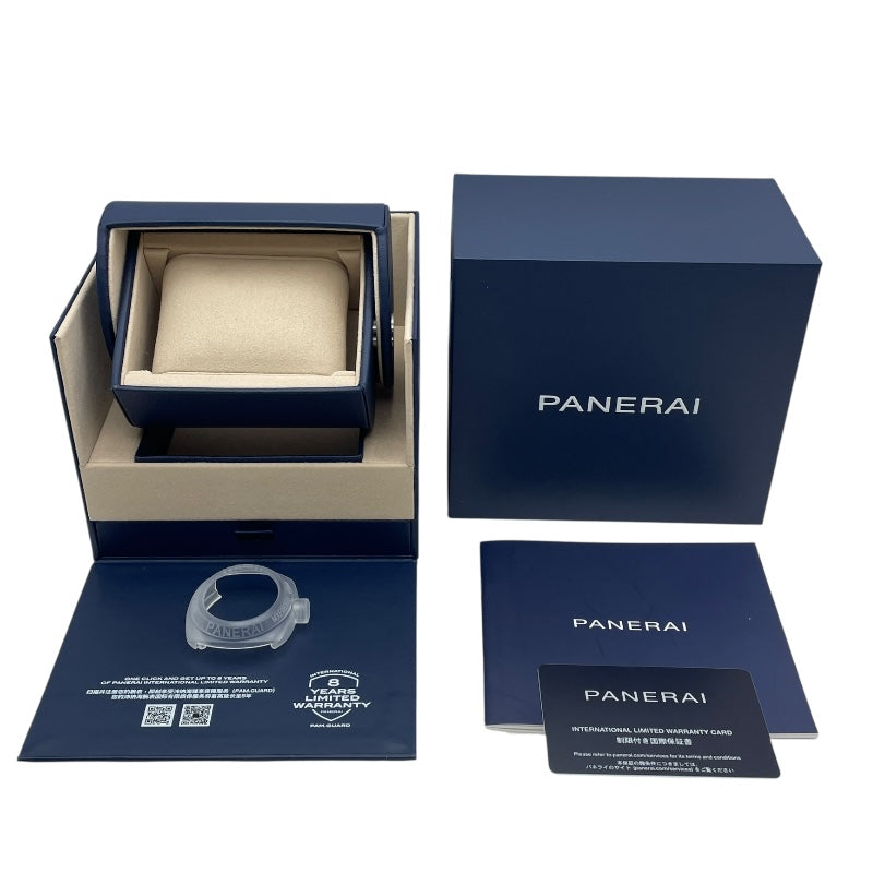 パネライ PANERAI ラジオミール トレ ジョルニ 45mm PAM01350 ブラウン SS/革ベルト 手巻き メンズ 腕時計
