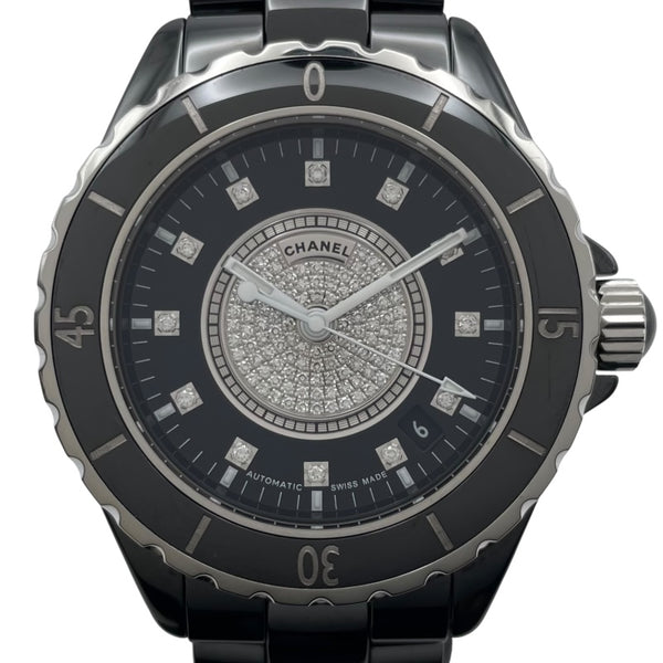 シャネル CHANEL J12 38MM H1757 ブラック セラミック メンズ 腕時計