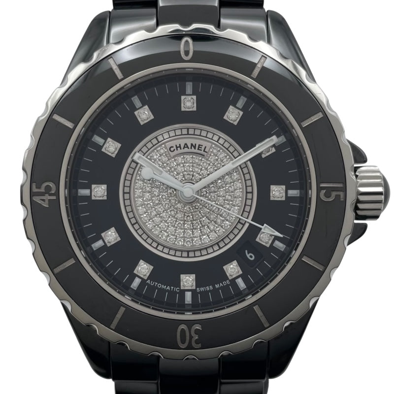 シャネル CHANEL J12 38MM H1757 ブラック セラミック メンズ 腕時計