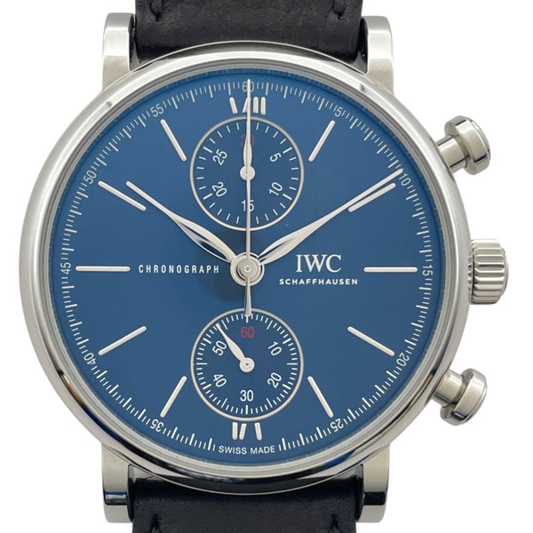 インターナショナルウォッチカンパニー IWC ポートフィノ・クロノグラフ 39 “ローレウス・スポーツ・フォー・グッド IW391408 ブルー SS メンズ 腕時計