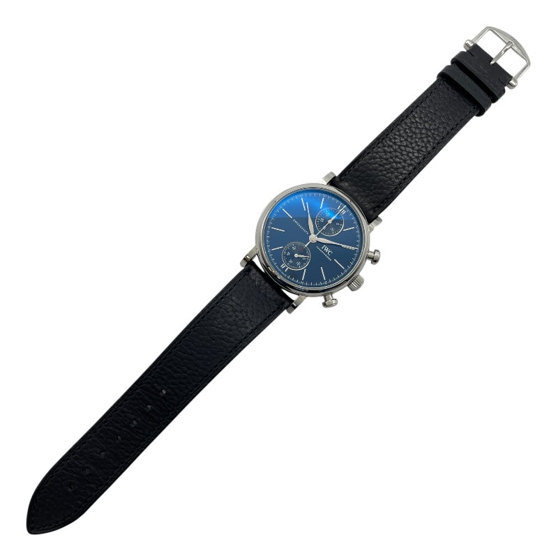 インターナショナルウォッチカンパニー IWC ポートフィノ・クロノグラフ 39 “ローレウス・スポーツ・フォー・グッド IW391408 ブルー SS メンズ 腕時計