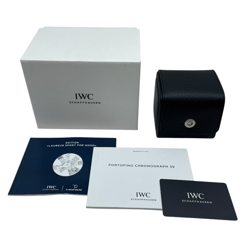 インターナショナルウォッチカンパニー IWC ポートフィノ・クロノグラフ 39 “ローレウス・スポーツ・フォー・グッド IW391408 ブルー SS メンズ 腕時計
