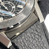 タグ・ホイヤー TAG HEUER カレラ キャリバー ホイヤー01 クロノグラフ アストンマーティン CAR2A1AB ブラック SS/セラミック 自動巻き メンズ 腕時計