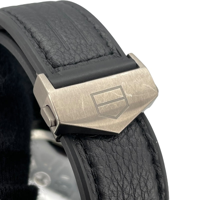 タグ・ホイヤー TAG HEUER カレラ キャリバー ホイヤー01 クロノグラフ アストンマーティン CAR2A1AB ブラック SS/セラミック 自動巻き メンズ 腕時計
