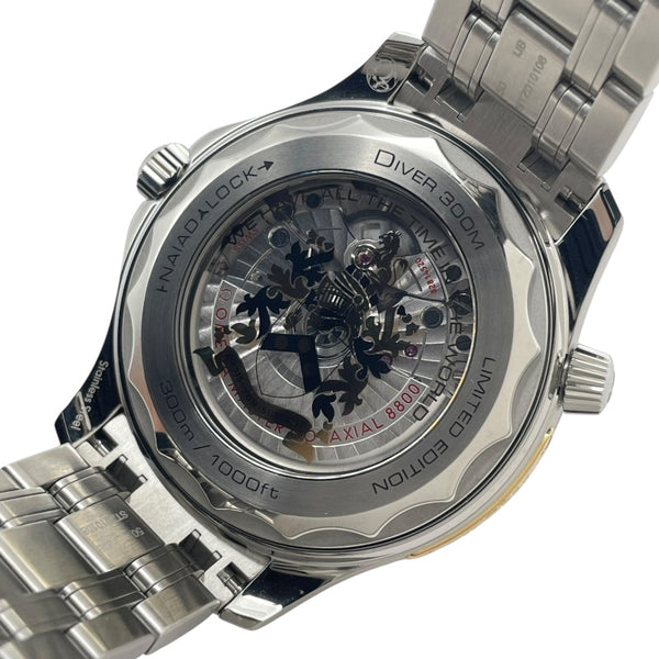 オメガ OMEGA シーマスターダイバー300Mコーアクシャル マスター クロノメーター 007 210.22.42.20.01.004 ブラック SS メンズ 腕時計