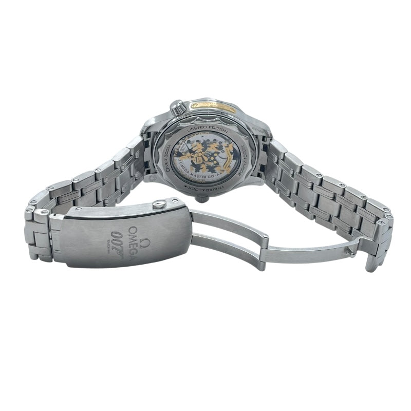 オメガ OMEGA シーマスターダイバー300Mコーアクシャル マスター クロノメーター 007 210.22.42.20.01.004 ブラック SS メンズ 腕時計