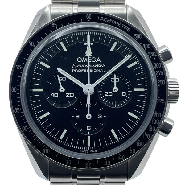 オメガ OMEGA スピードマスター ムーンウォッチ プロフェッショナ﻿ル コーアクシャル 310.33.42.50.01.001 ブラック SS メンズ 腕時計