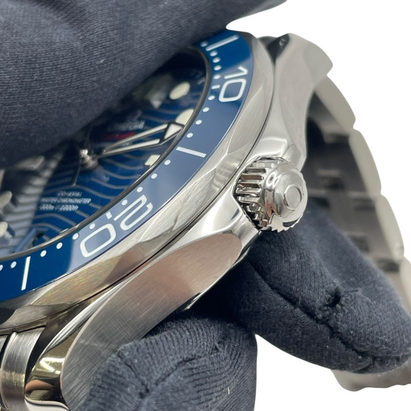 オメガ OMEGA シーマスターダイバー300Mコーアクシャル マスタークロノメーター 210.30.42.20.03.001 ブルー SS メンズ 腕時計