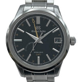 グランドセイコー Grand Seiko エレガンスコレクション スプリングドライブ GMT SBGE271 ブラック SS メンズ 腕時計