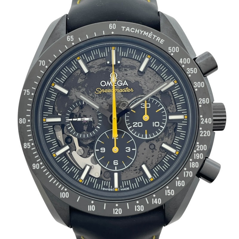 オメガ OMEGA スピードマスター ダーク サイド オブ ザ ムー﻿ン 310.92.44.50.01.001 ブラック セラミック/ラバーベルト 手巻き メンズ 腕時計