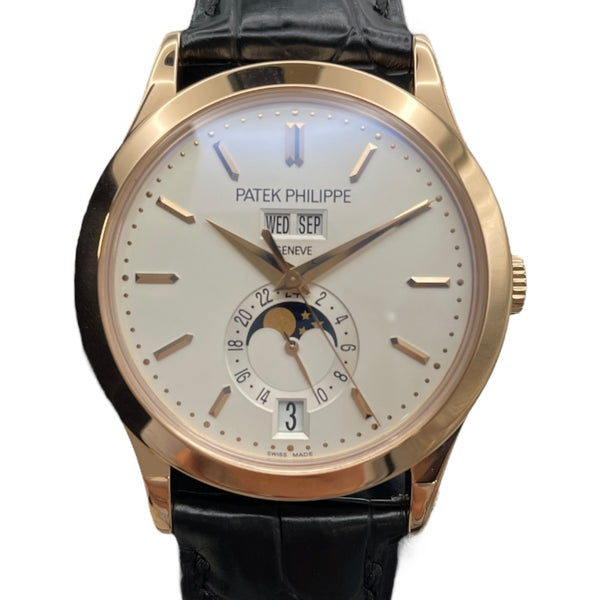 パテック・フィリップ PATEK PHILIPPE コンプリケーション アニュアルカレンダー ムーンフェイズ 5396R-011 ホワイト K18PG メンズ 腕時計