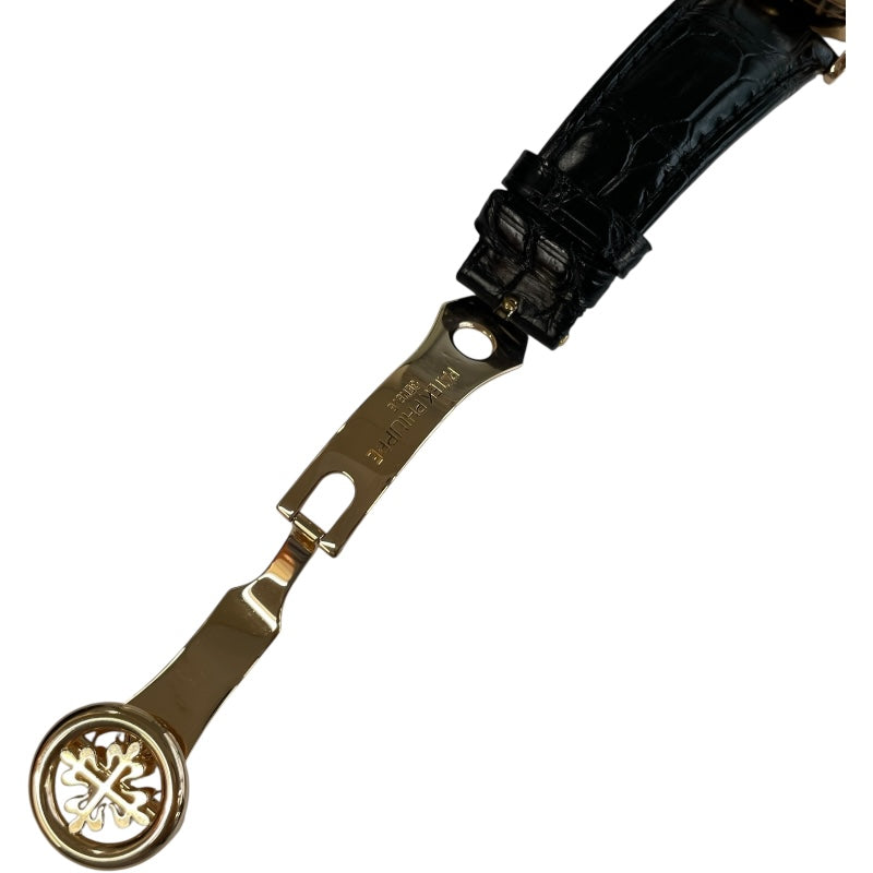 パテック・フィリップ PATEK PHILIPPE コンプリケーション アニュアルカレンダー ムーンフェイズ 5396R-011 ホワイト K18PG メンズ 腕時計