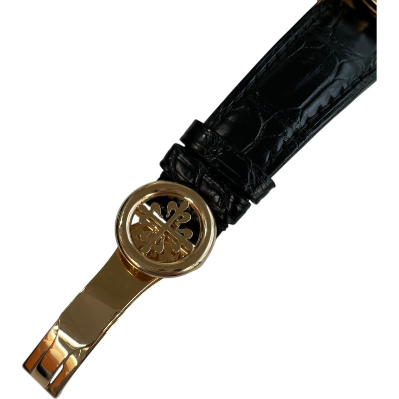 パテック・フィリップ PATEK PHILIPPE コンプリケーション アニュアルカレンダー ムーンフェイズ 5396R-011 ホワイト K18PG メンズ 腕時計