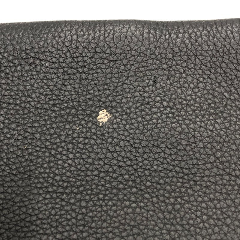 クリスチャン・ルブタン Christian louboutin シティポーチ スタッズ 1225143 ブラック×SV金具 レザー レディース クラッチバッグ