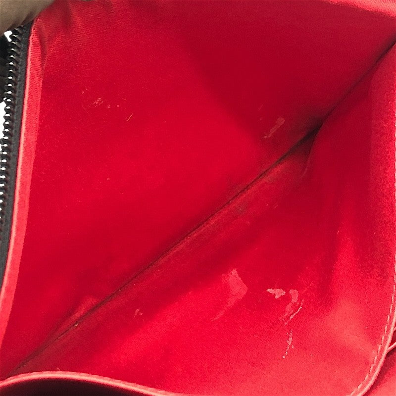 クリスチャン・ルブタン Christian louboutin シティポーチ スタッズ 1225143 ブラック×SV金具 レザー レディース クラッチバッグ