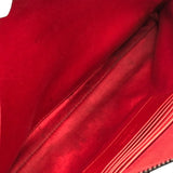 クリスチャン・ルブタン Christian louboutin シティポーチ スタッズ 1225143 ブラック×SV金具 レザー レディース クラッチバッグ