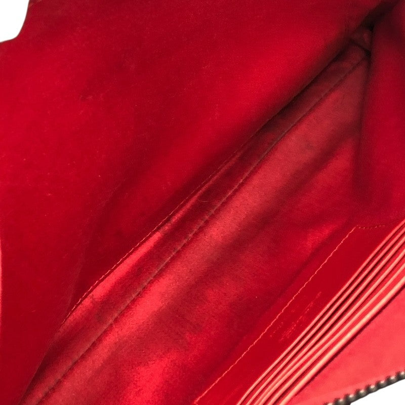 クリスチャン・ルブタン Christian louboutin シティポーチ スタッズ 1225143 ブラック×SV金具 レザー レディース クラッチバッグ