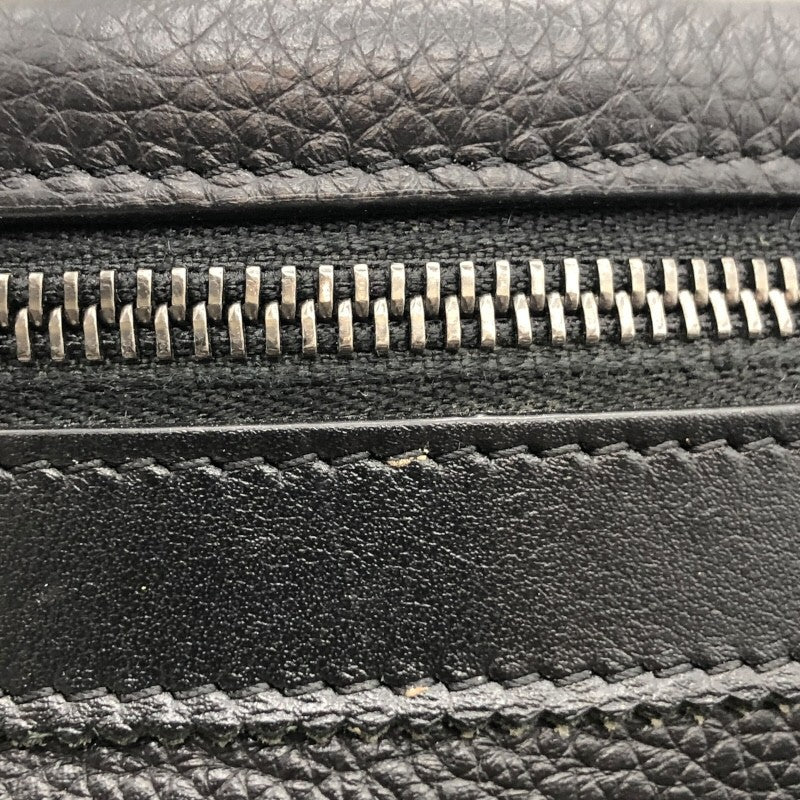 クリスチャン・ルブタン Christian louboutin シティポーチ スタッズ 1225143 ブラック×SV金具 レザー レディース クラッチバッグ