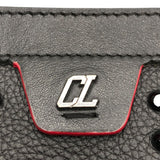 クリスチャン・ルブタン Christian louboutin シティポーチ スタッズ 1225143 ブラック×SV金具 レザー レディース クラッチバッグ