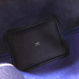エルメス HERMES ピコタンロックPM カザック Z刻印　(2021年製) ブルーエレクトリック/ブルーアンクル シルバー金具 トリヨンクレマンス レディース ハンドバッグ