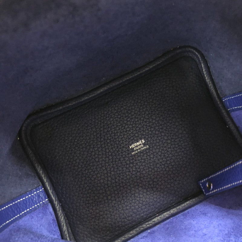 エルメス HERMES ピコタンロックPM カザック Z刻印　(2021年製) ブルーエレクトリック/ブルーアンクル シルバー金具 トリヨンクレマンス レディース ハンドバッグ