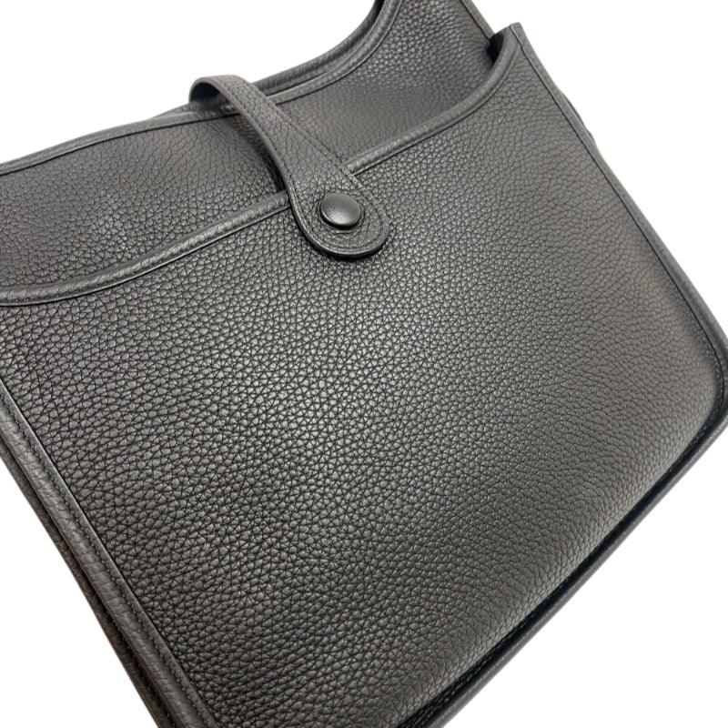 エルメス HERMES エヴリン3PM D刻印　(2019年製) ブラック シルバー金具 トリヨンクレマンス レディース ショルダーバッグ