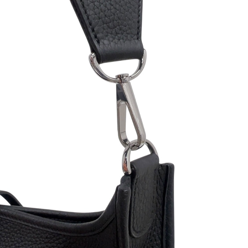 エルメス HERMES エヴリン3PM D刻印　(2019年製) ブラック シルバー金具 トリヨンクレマンス レディース ショルダーバッグ
