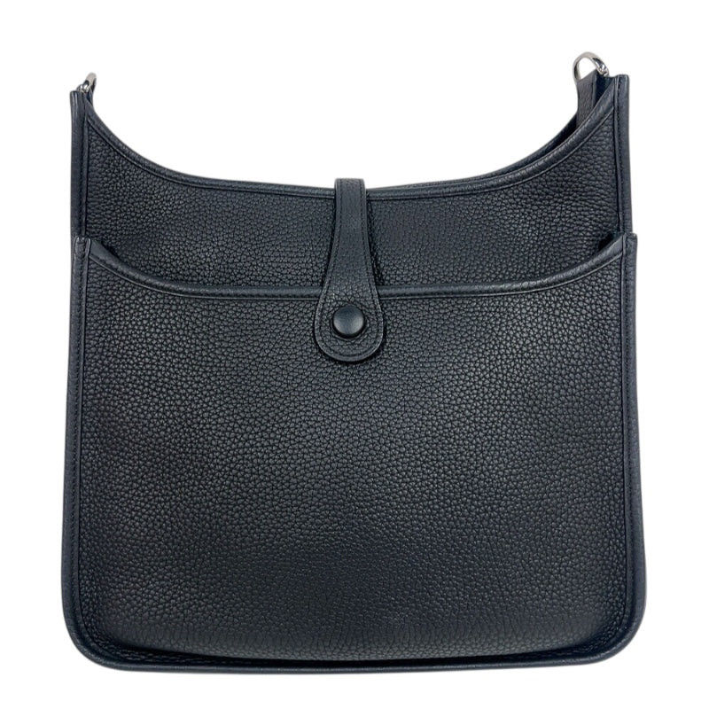 エルメス HERMES エヴリン3PM D刻印　(2019年製) ブラック シルバー金具 トリヨンクレマンス レディース ショルダーバッグ