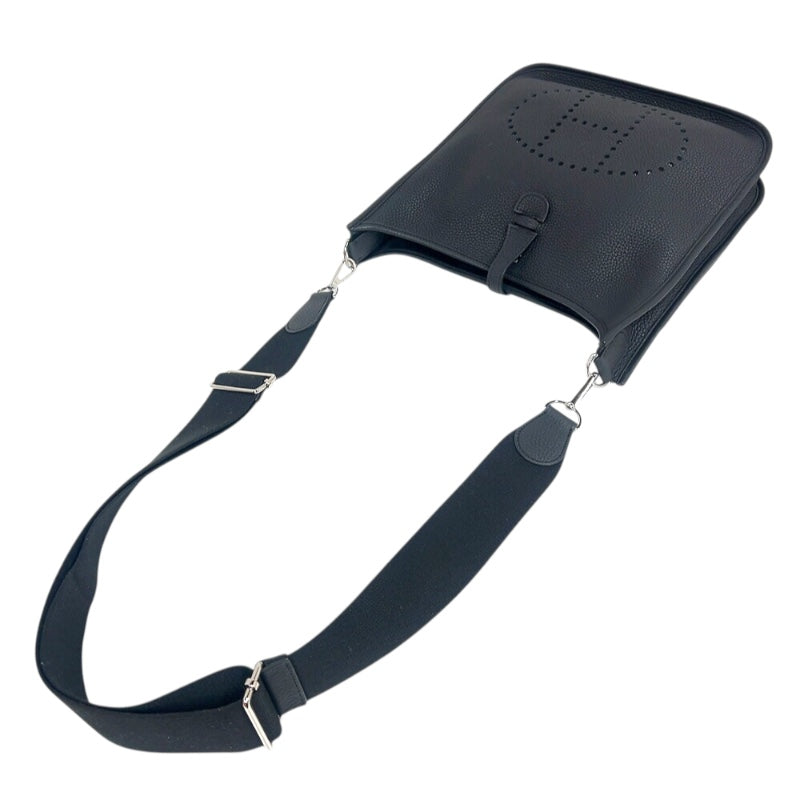 エルメス HERMES エヴリン3PM D刻印　(2019年製) ブラック シルバー金具 トリヨンクレマンス レディース ショルダーバッグ