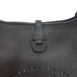 エルメス HERMES エヴリン3PM D刻印　(2019年製) ブラック シルバー金具 トリヨンクレマンス レディース ショルダーバッグ