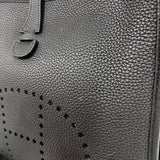 エルメス HERMES エヴリン3PM D刻印　(2019年製) ブラック シルバー金具 トリヨンクレマンス レディース ショルダーバッグ