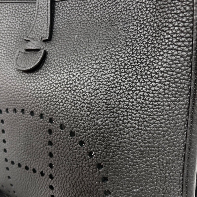 エルメス HERMES エヴリン3PM D刻印　(2019年製) ブラック シルバー金具 トリヨンクレマンス レディース ショルダーバッグ