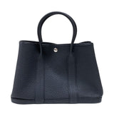 エルメス HERMES ガーデンパーティTPM Z刻 ブラック シルバー金具 ネゴンダ レディース トートバッグ