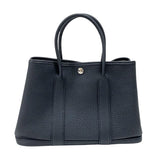 エルメス HERMES ガーデンパーティTPM Z刻 ブラック シルバー金具 ネゴンダ レディース トートバッグ