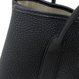 エルメス HERMES ガーデンパーティTPM Z刻 ブラック シルバー金具 ネゴンダ レディース トートバッグ