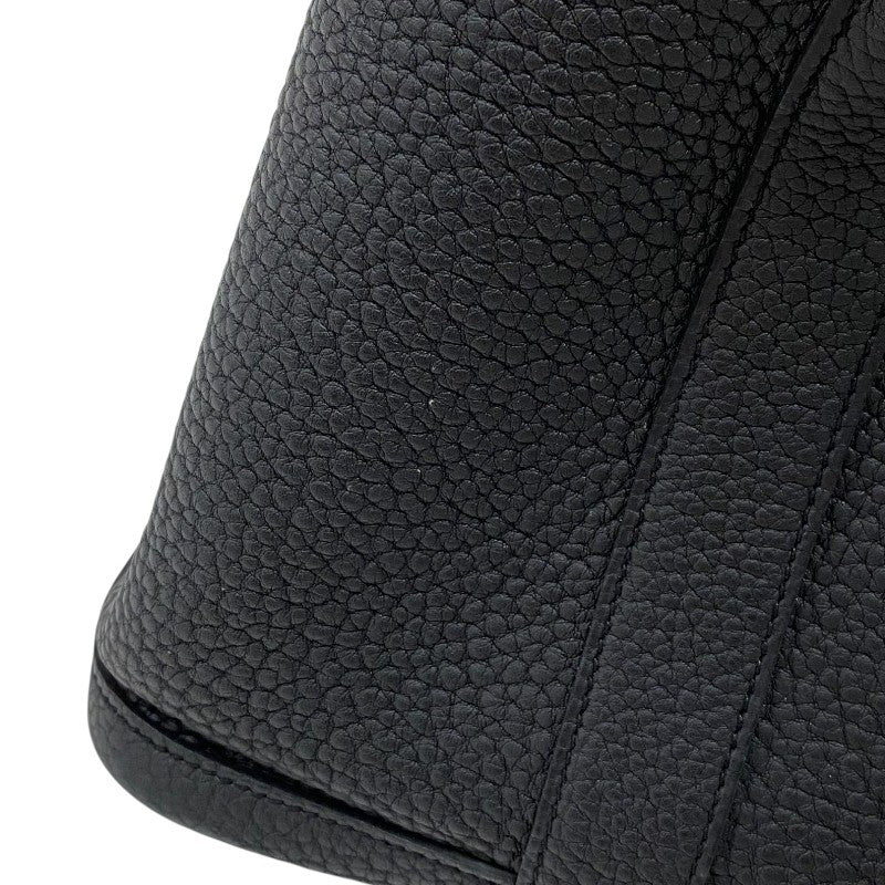 エルメス HERMES ガーデンパーティTPM Z刻 ブラック シルバー金具 ネゴンダ レディース トートバッグ